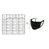 LOFBAZ Cloth Face Coverings Cotton Fabric with Filter Pocket Washable