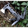 TESCOACH Multi-Tool Multi-functional Hatchet 15-in-1 Outdoor Tool for Hiking Vehicles