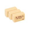 Marie's Artist 3 Pack of 4B Erasers, Professional Quality Removes