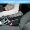 QianBao Compatible with Toyota RAV4 2006-2013 Leather Center Console Armrest