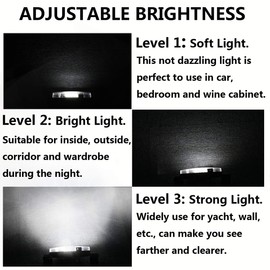 UTV Dome Light, Muto-Beam Battery Powered Operated Light Universal Roll Bar Mount for LED Light Wraparound Roll Light Bar Utility Light for Truck, ATV, UTV, Off Road, Pickup Closets Cabinet etc