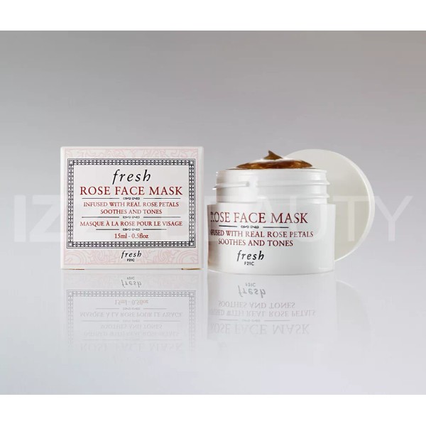 Fresh Rose Face Mask Rose Petals Hydrates & Tones 0.5