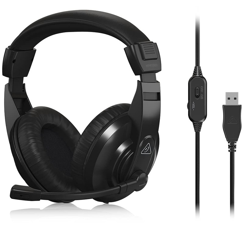 Behringer HPM1100U Multi-Purpose USB Headset, Compatible with PC and Mac