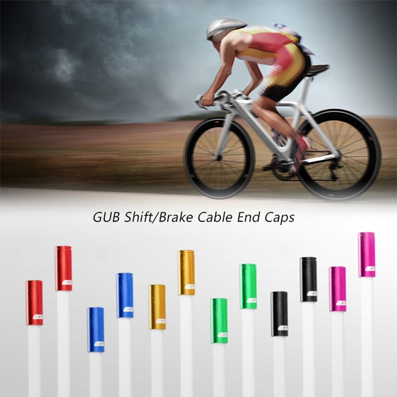 GUB 100pcs 4mm/5mm Aluminum Alloy Bike Derailleur Shift Brake Wire