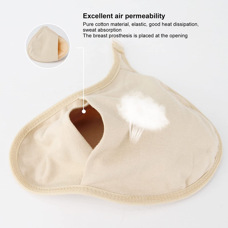 Bra Enhancer Inserts Sleeves, Forms Protector Bag, Mastectomy Prosthesis Protective