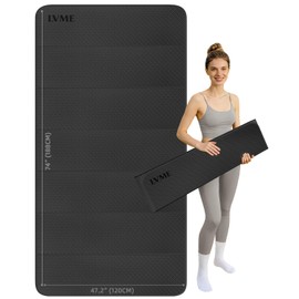 Foldable Yoga Mat 74"x47.2"x 0.4" – Large Yoga Mat