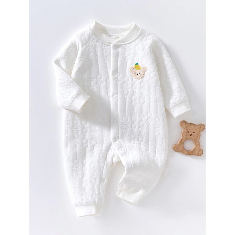 Babyfond Boys Girls Bodysuit Newborn, 100% Cotton Toddler Home Wear