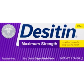 Desitin Maximum Strength, Diaper Rash paste with Zinc Oxide , 2 Oz (57 g)
