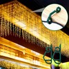 100 Pcs of Christmas Light Gutter Eaves Clip, Plastic Christmas