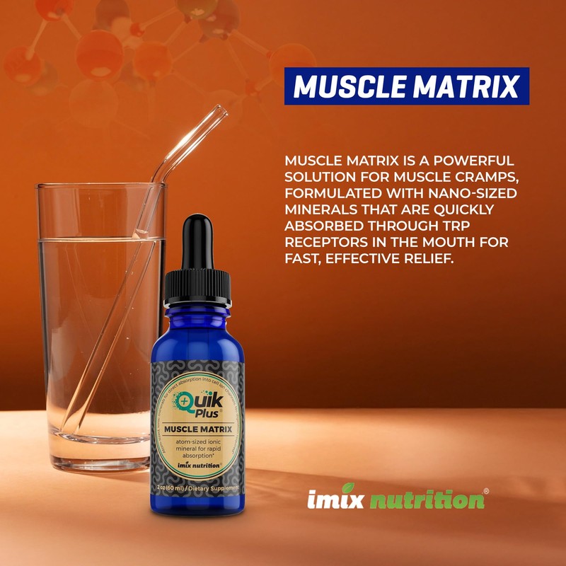 Imix Nutrition QuikPlus Muscle Matrix - Ionic Liquid Mineral Supplement,