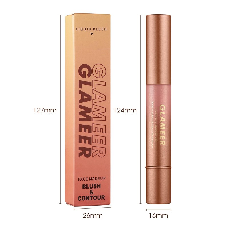 Blush Stick,Liquid Blush Stick,Silky Smooth Creamy Formula,Lightweight Blendable Blush Rouge
