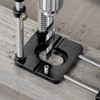 Woodworking Drill Guide Adjustable Drilling Template Hole Punch Locator for