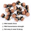 KkvoGmle 22 Pcs Screw on Tips, 10mm Replacement Billiard Cue