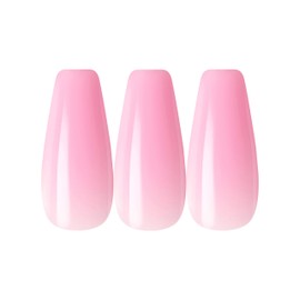 GoldFinger Gel Glam Color Nails Full Cover False Nails Glue On Fake Nails