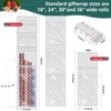 Wrapping Paper Organizer Storage, Double-Sided Hanging Gift Wrap Roll Holder
