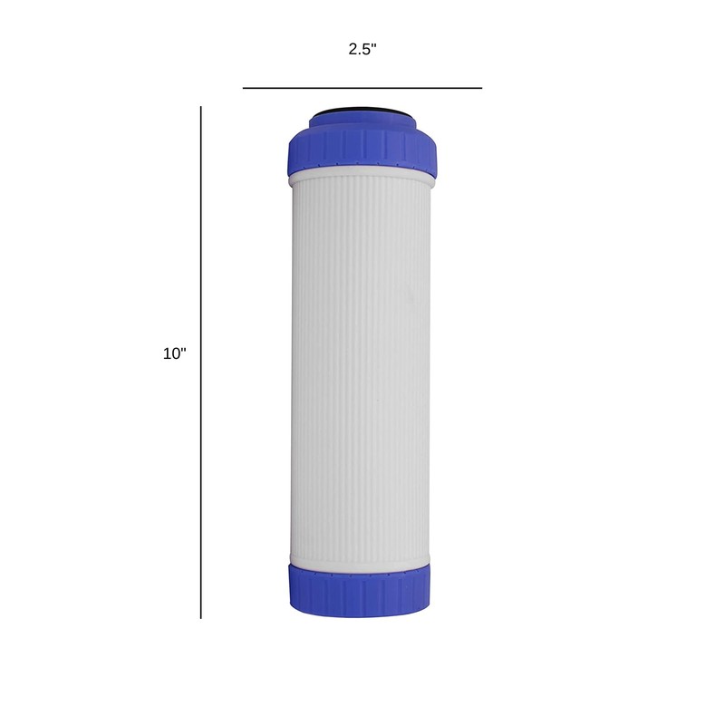 PureT UDF-10W, 10"x2.5" GAC Carbon Filter - NSF Certified -