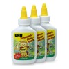 UHU 3 Piezas Pegamento Blanco Escolar  Uhu Universal 60g Lavable