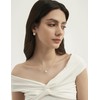 Mameloly Pearl Necklaces for Women Dainty 14K Gold Plated O-link