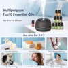 ASAKUKI 300ML Essential Oil Diffuser with Top 10 Oil Set