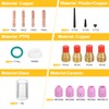 sourcing map 37pcs Tig Torch Kit for WP-9, WP-20, WP-25