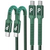 Cable USB C de 6 pies, paquete de 2 cables