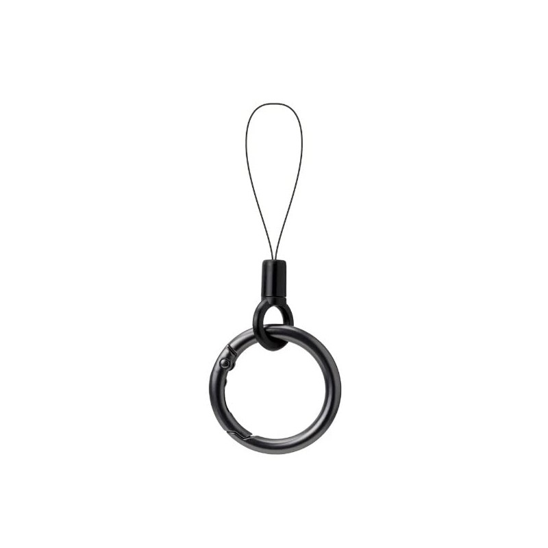 Premium Style PG-CRGS01BK Carabiner Ring Strap, Black