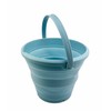 SAMMART - 5.5L Collapsible Plastic Bucket - Foldable Round Tub