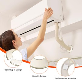 M METERXITY 1-Pack Wall Split Flange, ABS Round Self-Adhesive Escutcheon Plate Cover Buckle for 26mm/1.02in Dia Pipe Accessories/Floor/Ceiling, Plumbing Cover Plates [Gold,6mm/0.24in H]