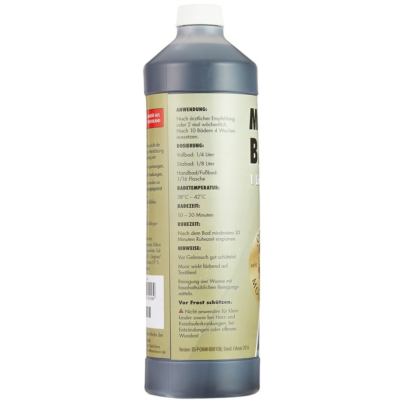 Original Moorwichtel Uni Moorbad 621050 Bottle 1 Litre Black