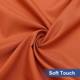 homing Rectangle Table Cloth Cover, Waterproof Polyester Elastic Fitted Tablecloth, Fits for 6 Foot Folding Tables, Washable Table Protector for Picnic, Camping, Outdoor (Rust, 30" x 72")