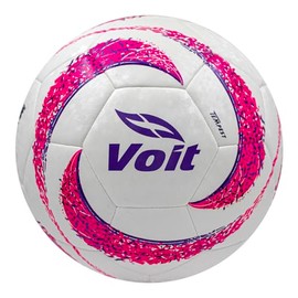Voit Soccer Ball No. 5 Liga MX Apertura 2023, White/Pink: for Passionate Amateur Players, Built with Cutting-Edge Hybrid Tech Technology