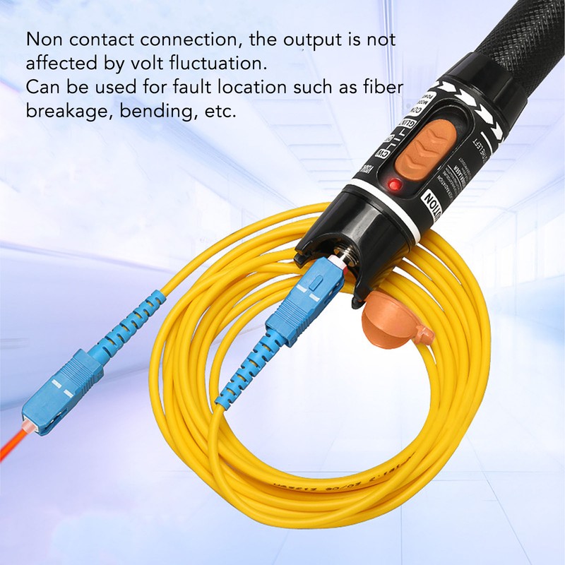 Visual Fault Locator 10km 10mW Optical Fiber Red Light Test