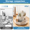 Ceysin Desk Organiser, 360 Degree Rotating Pen Pencil Holder with