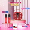 Braxel Karaoke Machine with 2 Bluetooth Microphones, Children, Gift Boy