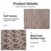Shower Mat, Non-Slip Shower Mats with Suction Cups and Drain