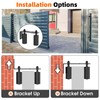 MeBantoo Sliding Gate Guide Rollers & Hardware Kit – Heavy