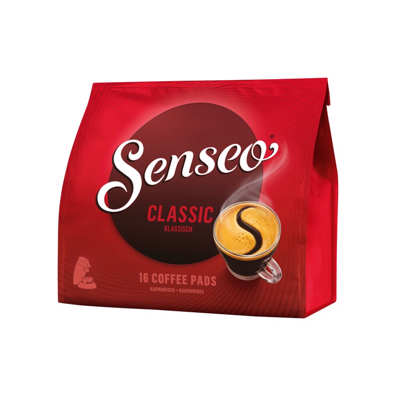 Senseo Classic, 16 Kaffee Pads, 5er Pack (5 x 111