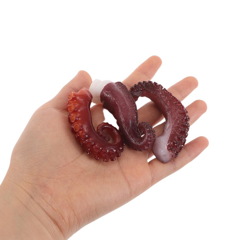 ifundom Artificial Octopus Tentacles 6-Pack Realistic Simulation Seafood Props Fake