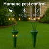 Mole Repellent with Swaying Lights Solar Powered 2 Pack -