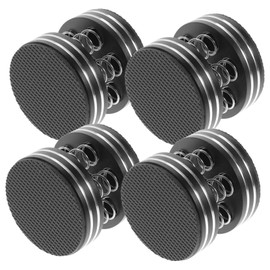 Operitacx 4stücke Lautsprecher Isolation Pad Subwoofer Isolation Pad Feder Subwoofer Stand Mit Rutschfestem Silikongummiring Und Herausnehmbaren Edelstahlfedern Für Vibration Reduzierung