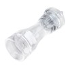 2Pcs Acrylic Manual Grinder Transparent Pepper Salt Mill Spice Jar