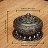 MUNEFE Antique Metal Incense Burner Holder, Exquisite Aromatherapy Decoration, Incense