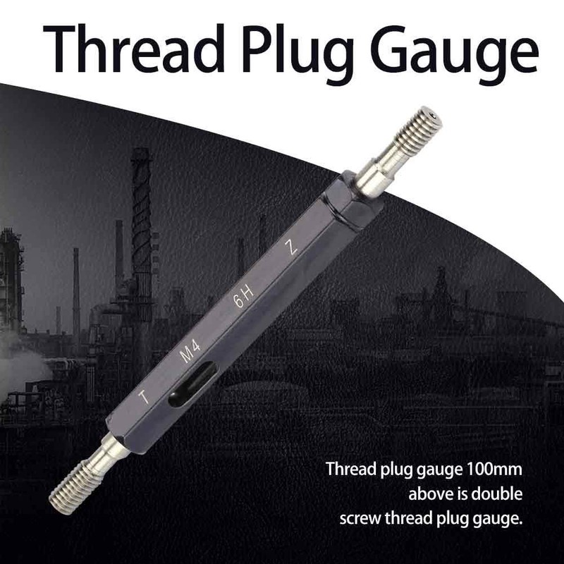 Universal Bearing Steel Mercury Gage Thread Plug Gauge Hardware Tools