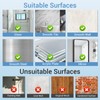 LUXEAR Shower Suction Cup Hooks, 4 Pack Razor Holder for