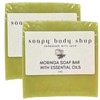 Moringa Essential Oils Soap Bar, Cleansing Face & Body Bar,