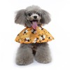 Dog Raincoat Reflective Breathable Lightweight Bee Pattern Puppy Rain Jacket
