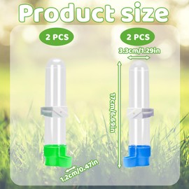 4 PCS Water Dispenser Set for Birds Bird Water Feeder Bird Cage Accessories Ideal for Cages Aviaries Pet Stores Indoor Habitats Easy to Install and Use
