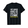 Revelation 1:8 Faith In Jesus Christian Bible Verse T-Shirt