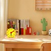 Mubuni 24-Hour Teaching Clock,Yellow Teaching Clock learn to time clock,Te/aching
