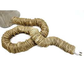 Cover Ease from Collections by Design Dk Tan / Camel Lamp Cord Cover Faux Silk 9 ft long